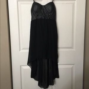 Black High-Low Dress